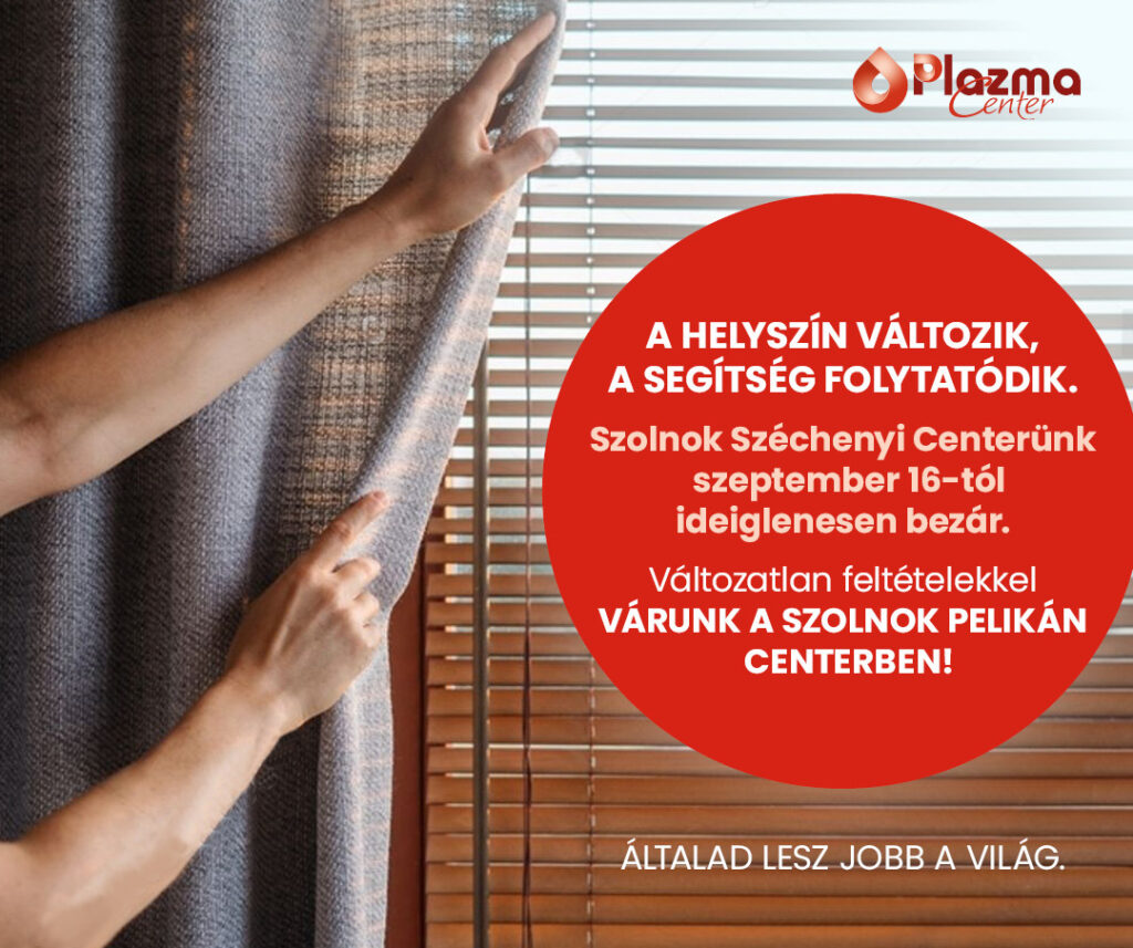plazmacenter szolnok helyszín változás